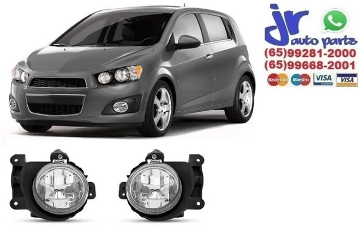 Par Farol de Milha Sonic 2011 2012 2013 2014 Auxiliar Neblina 