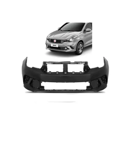 Para-Choque Dianteiro Fiat Argo Preto Liso Para Pintura Sem Furo P/ Auxiliar Marca:R2A  An