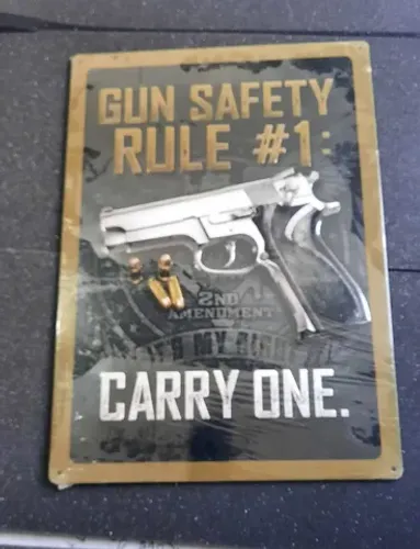 Placa Decorativa Rule #1