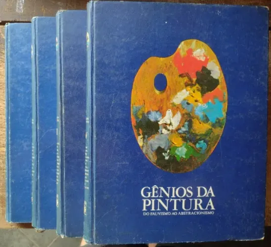 Livro Gênios Da Pintura Do Gótico Á Renascença Abril Cultural Coleção 4 Volumes