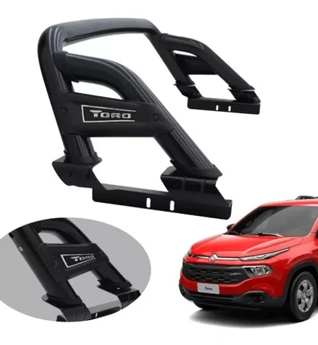 Santo Antonio Track St Preto Fiat Toro 2021 2022 2023 - Instalado