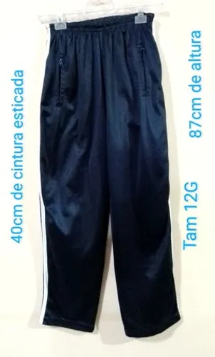 Calça infantil em malha de atividade tipo de abrigo Tam 12(Olhar as medidas)