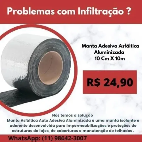 Manta adesiva Aluminizada 