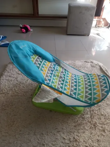 Banheira infantil Cadeira de banho unissex dobrável 3 posições importada Summer Infant