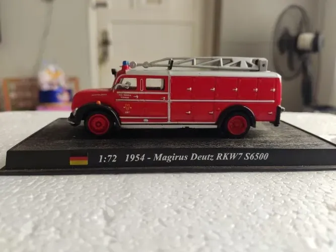 Viaturas De Bombeiro 1954 Magirus Deutz Rkw7 S6500 (c/base)