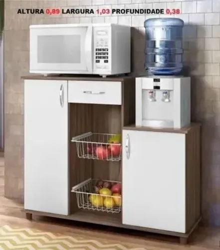 Fruteira para gela agua e micro-ondas