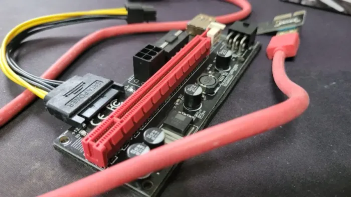 Placa Riser 009s Pci Express Cabo Extensor Usb 3.0