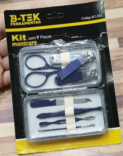 Kit Manicure B-Tek BT-353 com 7pçs