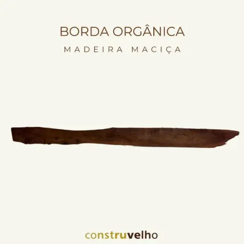 Prancha De Madeira Maciça Com Borda Orgânica