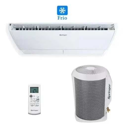 ar condicionado piso e teto 24 mil btus novo