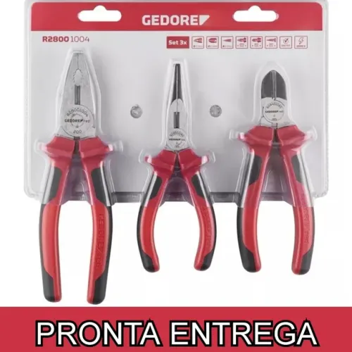 JOGO ALICATES ISOLADOS GEDORE - PROFISSIONAL