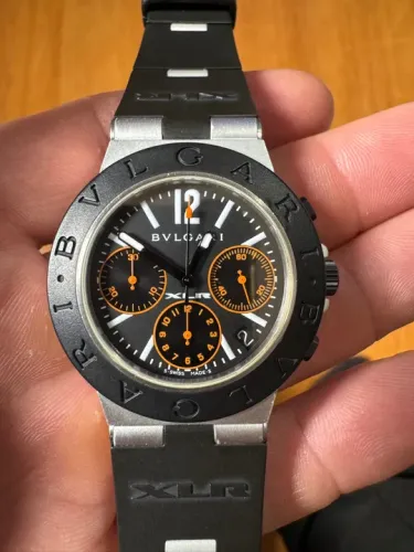 Relógio bvlgari ac38 aluminium 