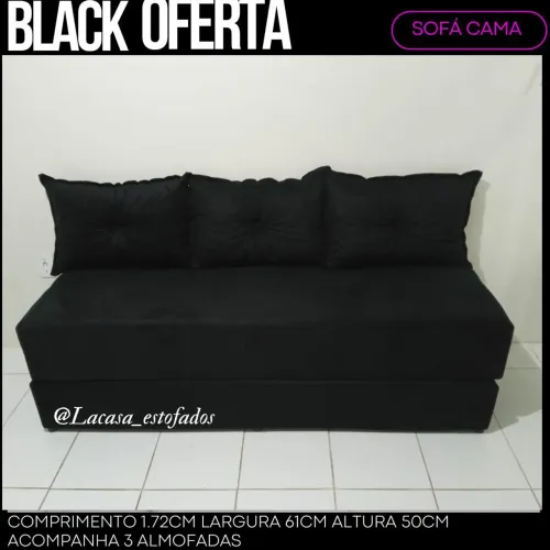SOFA CAMA - TRÊS EM UM 