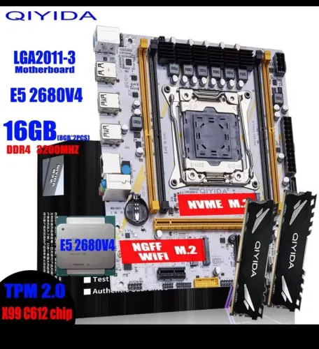 Xeon e5 2680 v4 + rx 550