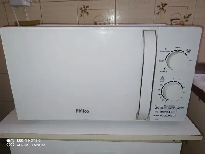 Forno Microondas Philco 23 Litros Branco Pouco Uso 220V