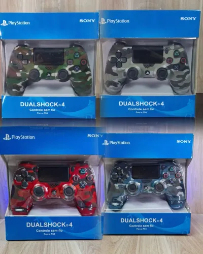 Controle Dualshock 4 PS4 Camuflados - Diversas Cores