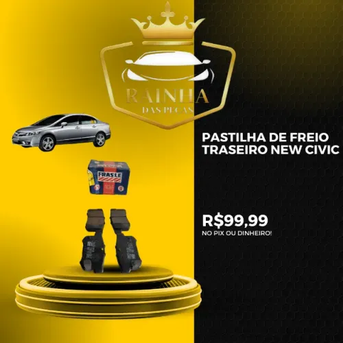 Pastilha de Freio Traseiro New Civic