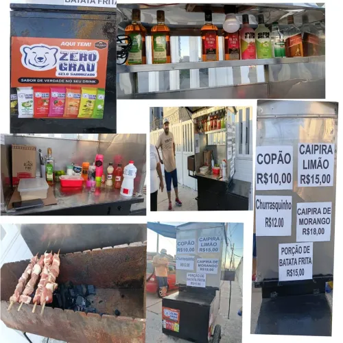Vendo carrocinha de bebidas churrasquinho e fritas