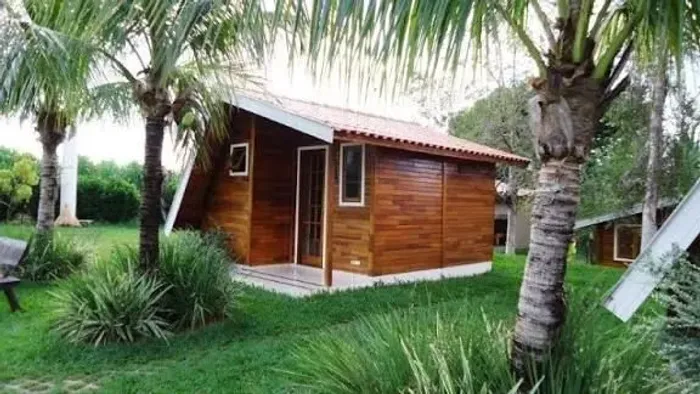 Fabricamos CHALÉ MADEIRA RESINADA de 12m2   material e mão de obra 