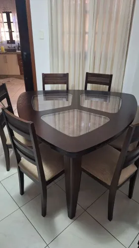 Conjunto mesa triangular/diagonal