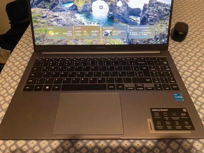Notebook Samsung Galaxy Book 4 i3 13 Geracao