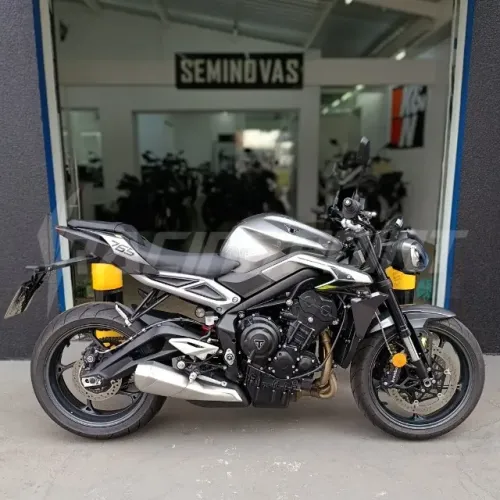 STREET TRIPLE 765 R SILVER ICE