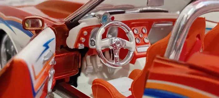 Miniatura Chevrolet Camaro Ss Conversivel branco pérola 
