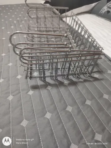 5 Partileiras de inox  para Organização
