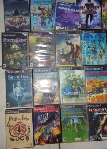 Coleção de jogos de PS2 (101 jogos paralelos)