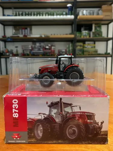 Miniatura Trator Massey Ferguson MF 8730 1/64