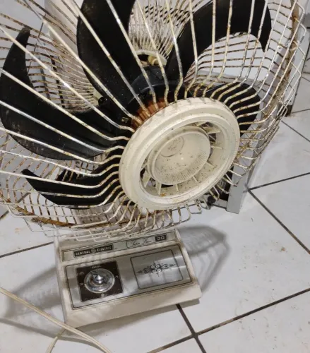 Ventilador antigo funciona bem