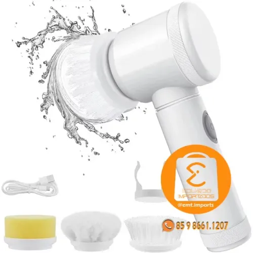 Escova Eletrica de Limpeza Multifuncional 3 em 1 OIH-2901