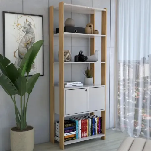 NOVA | Estante Livros Prateleiras Closet Multiuso Off White - Fazemos Entrega