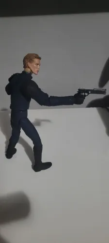 Boneco Alex Murphy policial robocop action figure customizado