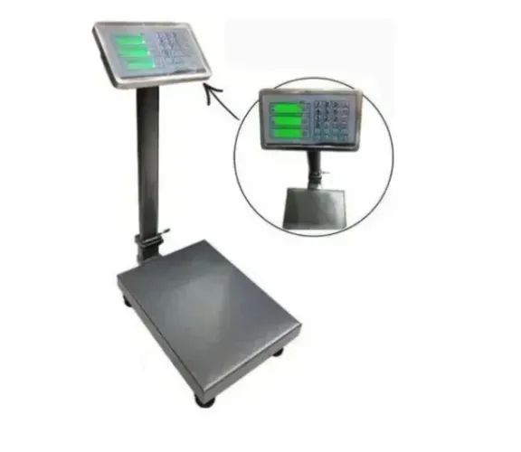 Balança Digital 150kg Plataforma Reforçada 40x30cm C/bateria