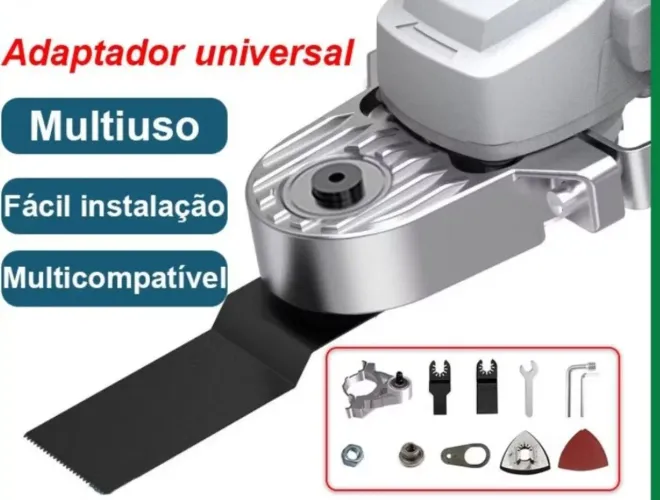 KIT ADAPTADOR FERRAMENTA ALCILANTE LIXADEIRA E CORTE PARA ESMERILHADEIRA E LIXADEIRA