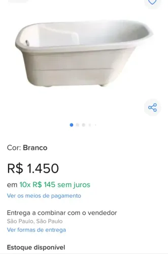 Banheira ofurô Vitoriano