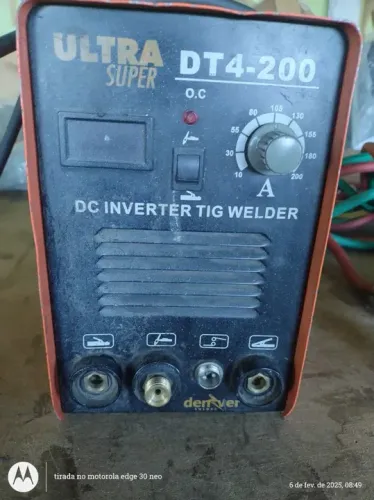 Maquina de Solda Ultra Super Dt4-200 127/220v