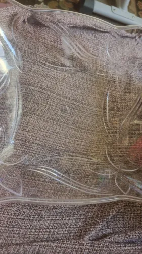 Fruteira de acrílico c/ detalhes