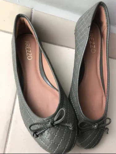 Sapatilha Arezzo Cinza n.38