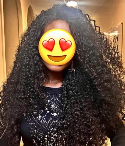 Lace orgânica cacheada 80cm