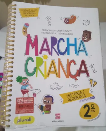 Livro didático Marcha Criança 2° ano do fundamental história e geografia lacrado.