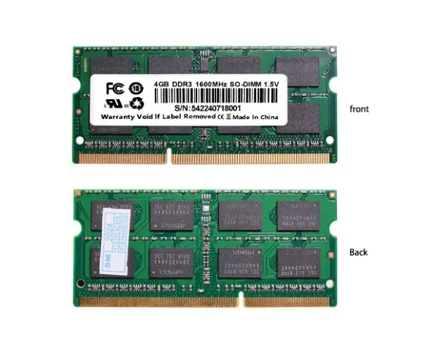 Memoria Ddr3l De 4gb 1600mhz Para Notebook