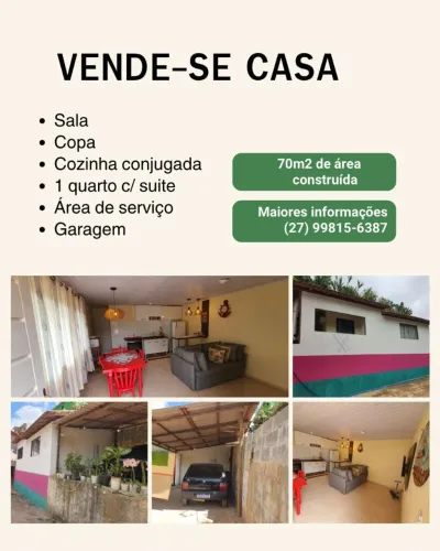 Vendo casa em rio posmosser Santa maria de jetiba 