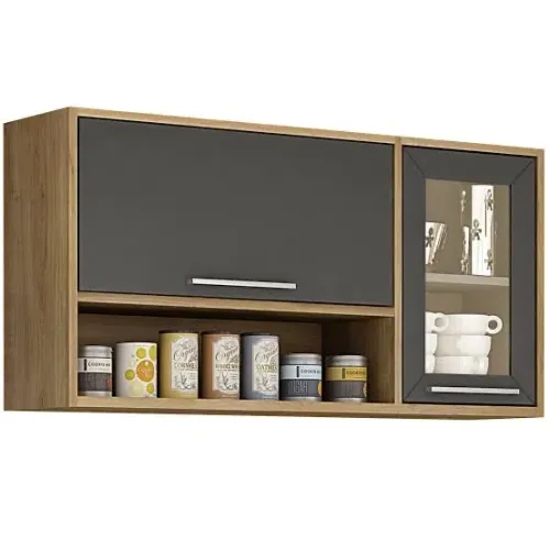 Armário Aéreo duas portas Paris 120 CM FRETE GRÁTIS 