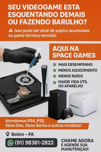 Manutenção e Reparo de Vídeo Games - PS4, PS3, Xbox