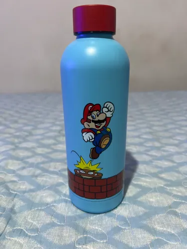 Garrafa térmica licenciada Nintendo Mario Bros Nova