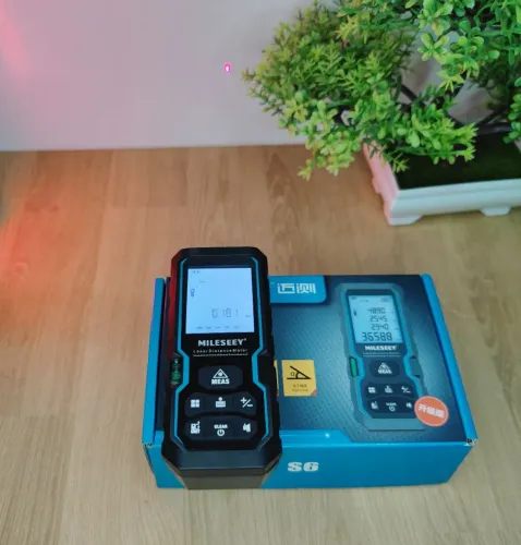 Trena laser digital Portátil Mileseey 50m novo na caixa