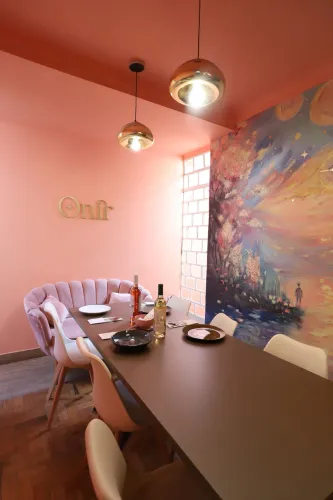 Mesa Retangular 1,90m - Design Jantar / Café / Bistrô - Tampo escuro e base metálica