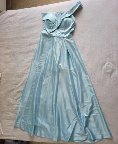 Vestido Azul Serenity Longo de Festa, tam P (veste 34-36), busto (40-42)